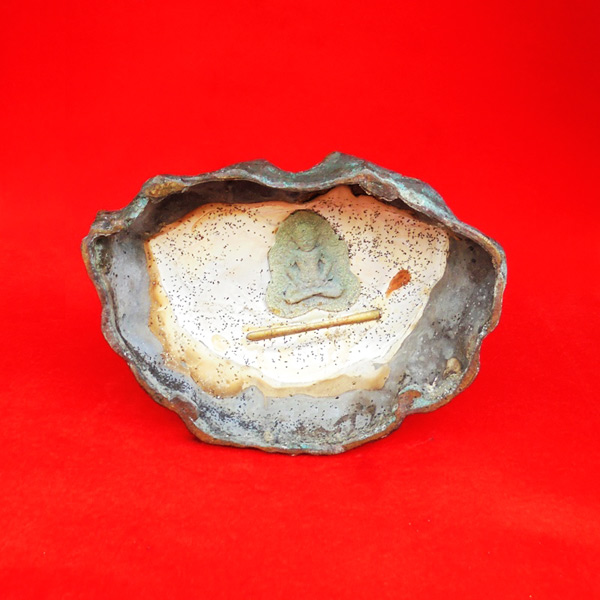 พระพิราพ ขนาดบูชา 5 นิ้ว เนื้อสัมฤทธิ์ รุ่นแรก หลวงปู่กาหลง เขี้ยวแก้ว ปี 2550 แรงมาก สุดหายาก 4