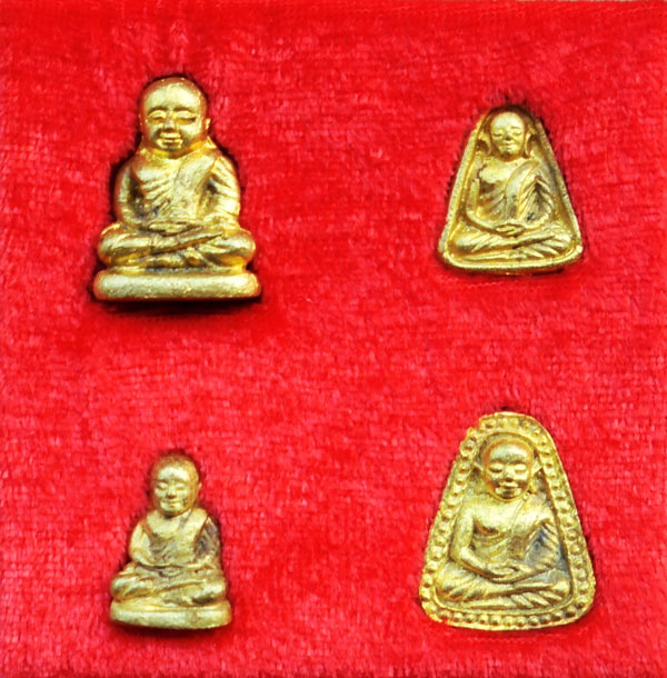 พระชุด หลวงพ่อเงิน บางคลาน รุ่นพระธรรมปิฎก ๖๑ เนื้อทองชนวน ปี 2535 สวยคุ้มค่าและหายาก