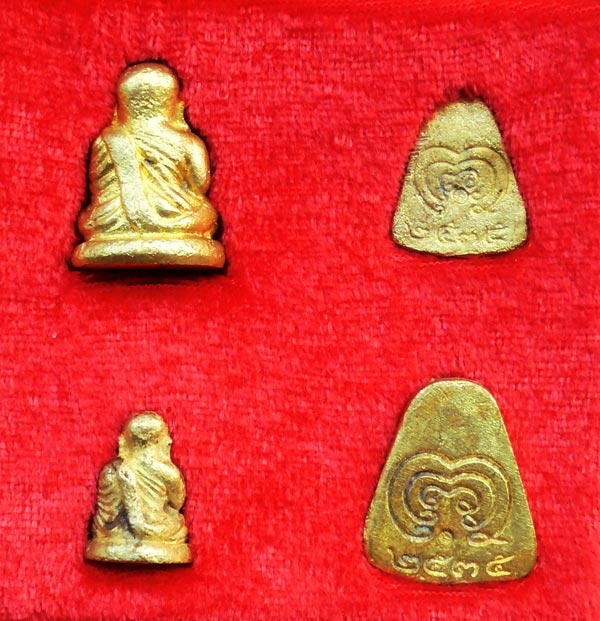 พระชุด หลวงพ่อเงิน บางคลาน รุ่นพระธรรมปิฎก ๖๑ เนื้อทองชนวน ปี 2535 สวยคุ้มค่าและหายาก 1