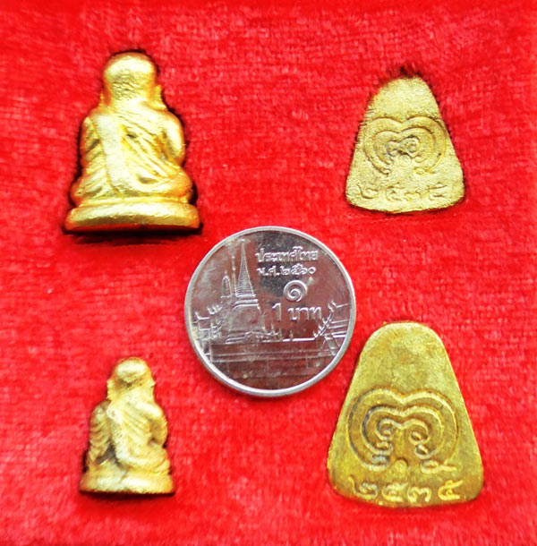 พระชุด หลวงพ่อเงิน บางคลาน รุ่นพระธรรมปิฎก ๖๑ เนื้อทองชนวน ปี 2535 สวยคุ้มค่าและหายาก 3