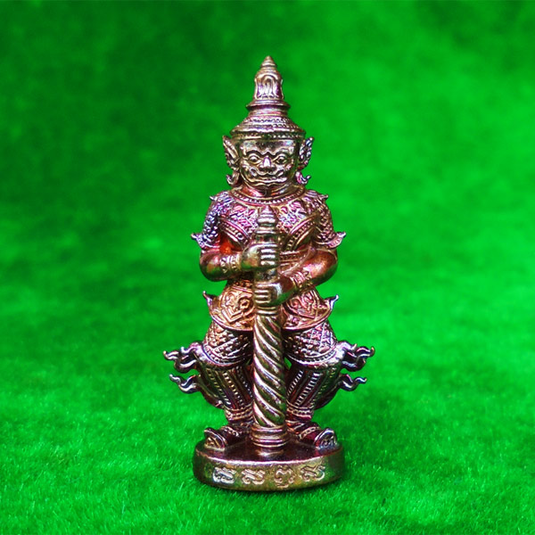 ท้าวเวสสุวรรณ ทองประทาน บันดาลทรัพย์ (กันภัย) หลวงพ่อทอง วัดบ้านไร่ เนื้อสัมฤทธิ์ผิวรุ้ง เลข 247