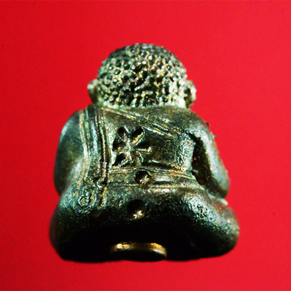 พระสังกัจจายน์ โภคทรัพย์ รุ่นมงคลเทพทักษิณ เนื้อนวโลหะ เสกโดยพระเกจิสายเขาอ้อ จ.พัทลุง ปี 2555 1