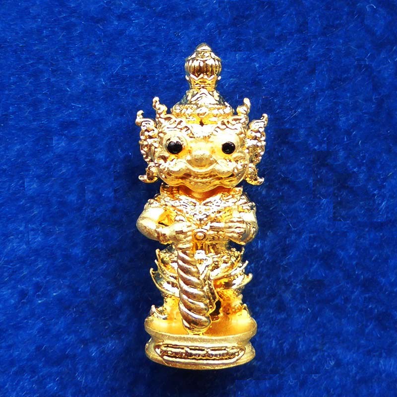 กุเวรน้อยร้อยล้าน เทอม 2 อ.ไกรเดช ปู่เวสมหามนต์ เนื้อสัมฤทธิ์ทองศรัทธา พิมพ์เล็ก 2.2 ซม. สวยมาก