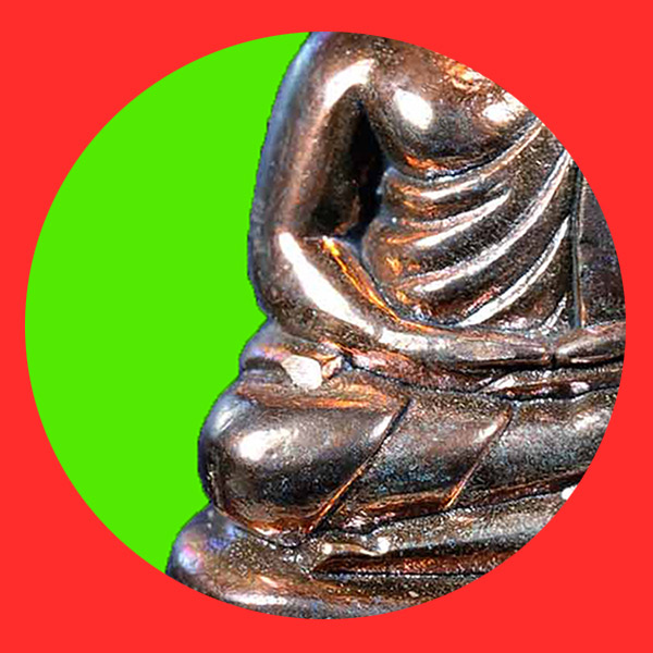 รูปหล่อหลวงพ่อเงิน บางคลาน พิมพ์นิยม เนื้อนวโลหะ กรรมการ รุ่น 55 มหาบารมี 85 พรรษา ปี 2555 6