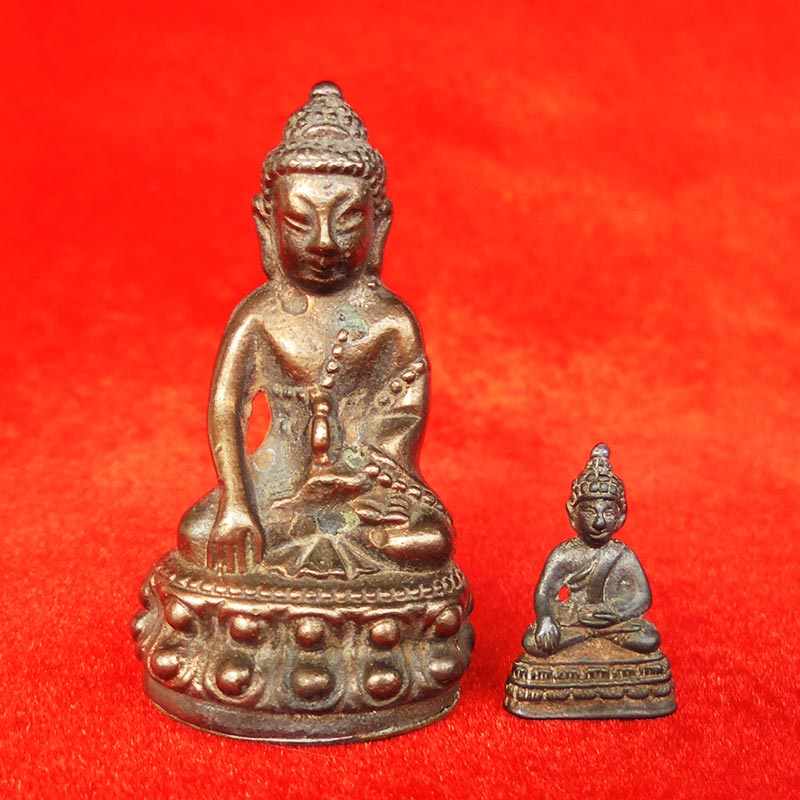 พระกริ่ง พระชัยวัฒน์ หลวงพ่อเงิน บางคลาน รุ่น ๒๙ เนื้อนวโลหะ หลวงพ่อเปรื่อง วัดบางคลาน พิธีใหญ่หายาก