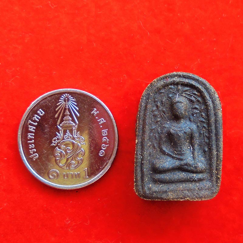 พระพิมพ์เศียรโล้นสะดุ้งกลับ เนื้อผงยาวาสนาจินดามณี หลวงปู่เจือ วัดกลางบางแก้ว ปี 2551 องค์ 44 2