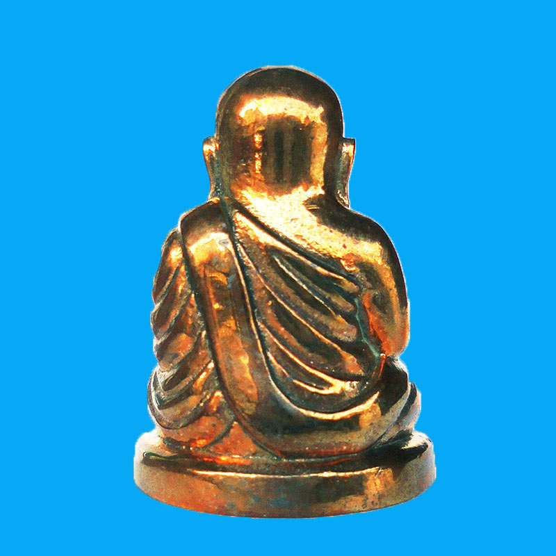 รูปหล่อหลวงพ่อเงิน บางคลาน พิมพ์ขี้ตา เนื้อนวโลหะ รุ่น 55 มหาบารมี 85 พรรษา ปี 2555 1