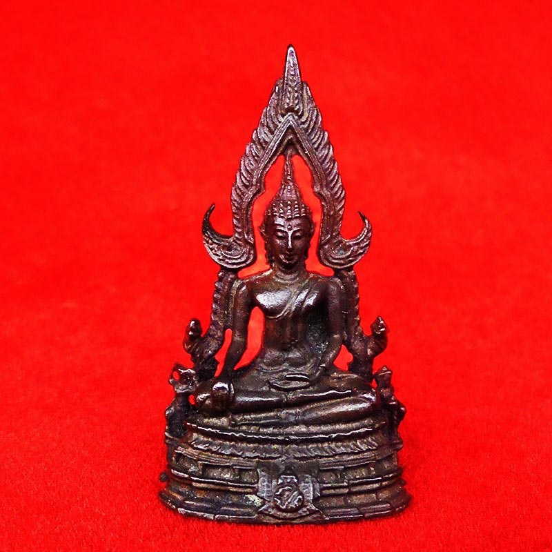 รูปหล่อพระพุทธชินราช ภปร. กองทัพภาคที่ 3 เนื้อนวโลหะ ในหลวงเสด็จทรงเททอง ปี 2517 สุดยอดพิธี