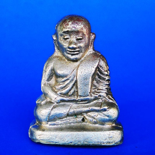 รูปหล่อหลวงพ่อเงิน วัดบางคลาน รุ่นร่วมใจสร้างสะพาน เนื้อเงิน ปี 2528 สวย นิยมมาก หายาก