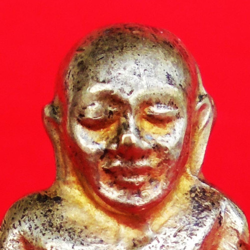 รูปหล่อหลวงพ่อเงิน บางคลาน ปี 16 เลข ๒ เนื้อทองเหลือง กันกลึง วัดบางคลานจัดสร้าง ปี 2516 1