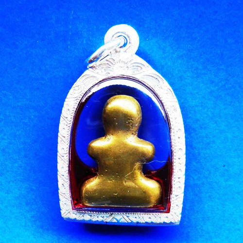 พระปิดตาหลวงปู่เอี่ยม วัดสะพานสูง ออกวัดสุทัศน์ ปี 2536 พุทธาภิเษกเสาร์ 5 เนื้อโลหะผสม หายาก 2