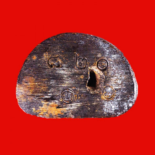 รูปหล่อหลวงพ่อเงิน บางคลาน พิมพ์เศียรบาตร เนื้อชนวน รุ่นเงินเพิ่มพูน วัดราษฎร์ศรัทธาราม ปี 2558 2