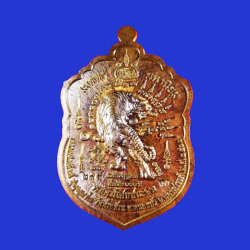 เหรียญพยัคฆ์เฮงชนะจน เสือ 4 หลวงพ่อพัฒน์ วัดห้วยด้วน เนื้อชนวนลงยา หน้ากาก 2K 1