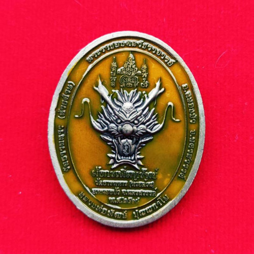 มาสเตอร์พีช เลข 69 เหรียญมังกรเพิ่มทรัพย์ หลวงพ่อพัฒน์ วัดห้วยด้วน เนื้ออัลปาก้าซาตินลงยา หน้า-หลัง 1