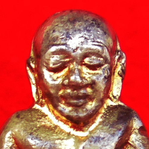 รูปหล่อหลวงพ่อเงิน บางคลาน ปี 16 เลข ๒ เนื้อทองเหลือง วัดบางคลานจัดสร้าง ปี 2516 1