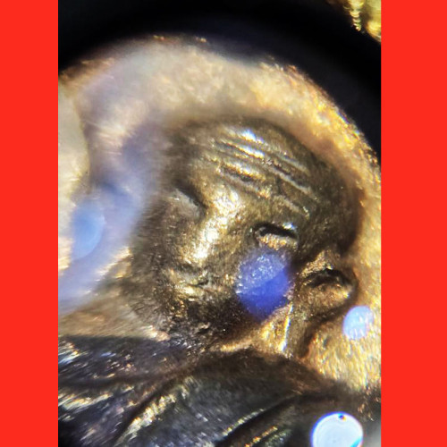 ตาคู่ เคี้ยวหมาก เหรียญจอบ 4 หลวงพ่อไปล่ วัดกำแพง เนื้อนวโลหะ พิมพ์ใหญ่ รุ่นสมโภชพระอุโบสถ 100 ปี 2