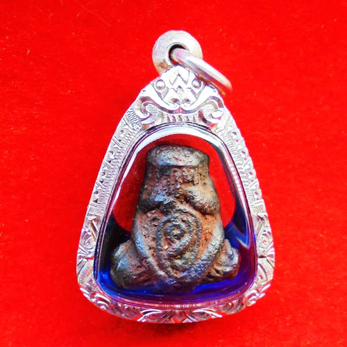 พระปิดตาแร่บางไผ่ วัดไผ่เหลือง พิมพ์หล่อโบราณ ปี 2537 สุดยอดของดีที่ต้องเก็บ เลี่ยมกันน้ำใส่ตลับเงิน 1