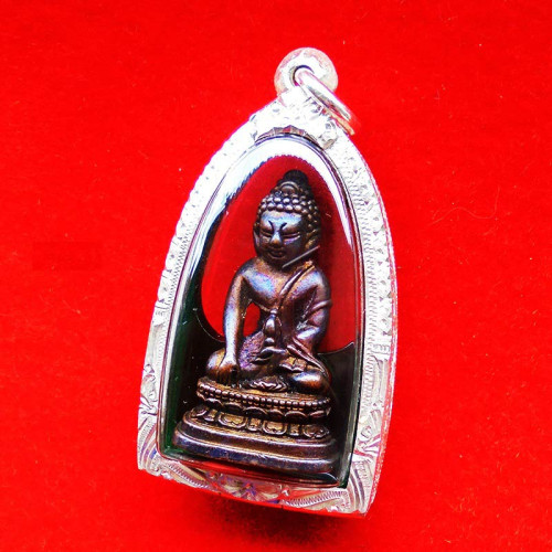 ของแท้ต้องแบบนี้ พระกริ่ง 72 พรรษา รัชกาลที่ 9 พระพุทธนวมมหาราชายุจฉับปริวัตนมงคล สุดสวย ตลับเงืน