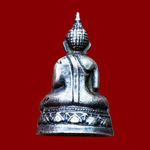 รูปหล่อพระกริ่ง หลวงพ่อโสธร เนื้อเงิน ออกวัดพิกุลเงิน จ.นนทบุรี สวยหายาก 1