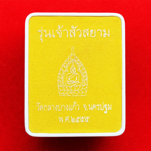เหรียญเจ้าสัวห่วงเชื่อม เจ้าสัวสยาม หลวงพ่อคง วัดกลางบางแก้ว เนื้อเหล็กน้ำพี้ ปี 2555 เลขสวย 31 3