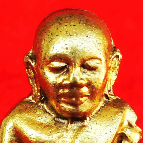 รูปเหมือนปั๊มหลวงพ่อเงิน บางคลาน ปี 15 พิมพ์มือนับแบงค์ เนื้อทองเหลือง พร้อมกล่อง สวยเข้มขลัง มีบัตร 1