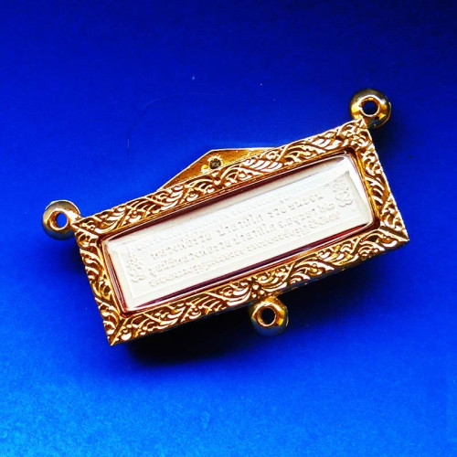 หัวเลส 2 บาท หลวงพ่อรวย วัดตะโก เนื้อเงินลงยา รุ่นรวยชนะจน ปี 25ุ62 มูลนิธิออก 1