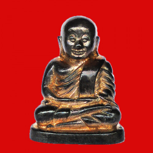 รูปหล่อหลวงพ่อเงิน บางคลาน พิมพ์ขี้ตา เนื้อนวโลหะ รุ่น 55 มหาบารมี 85 พรรษา ปี 2555