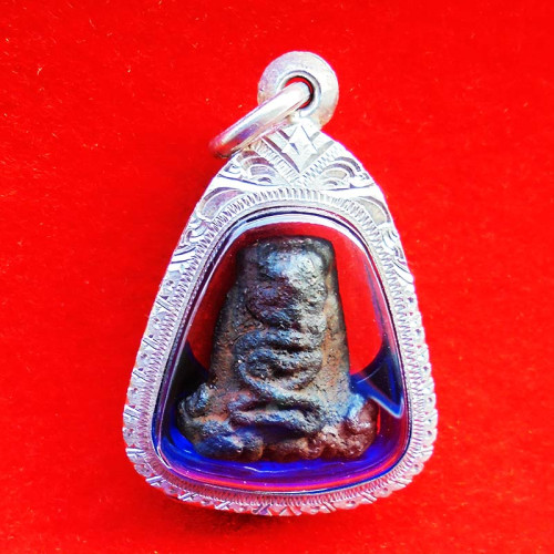 พระปิดตาแร่บางไผ่ วัดไผ่เหลือง พิมพ์หล่อโบราณ ปี 2537 สุดยอดของดีที่ต้องเก็บ เลี่ยมกันน้ำใส่ตลับเงิน 2