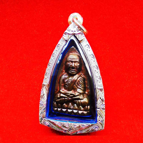 หลวงพ่อทวด พิมพ์เตารีดหลังหนังสือ รุ่นทรัพย์ทวีคูณ89 เนื้อนวะ พ่อท่านเขียว แยกจากชุดกรรมการใหญ่ 1