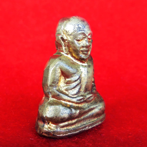 รูปหล่อหลวงพ่อเงิน บางคลาน ปี 16 เลข ๒ เนื้อทองเหลือง วัดบางคลานจัดสร้าง ปี 2516 3