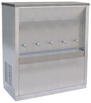 ตู้ทำน้ำเย็น maxcool แบบต่อท่อประปา 5 ก๊อก รุ่น MC-5P
