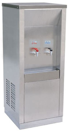 ตู้น้ำร้อน - น้ำเย็นต่อท่อ รุ่น MCH-2P สแตนเลส
