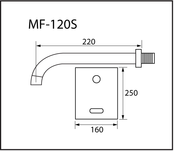 MARVEL ก๊อกน้ำอัตโนมัติ MF 120S 1