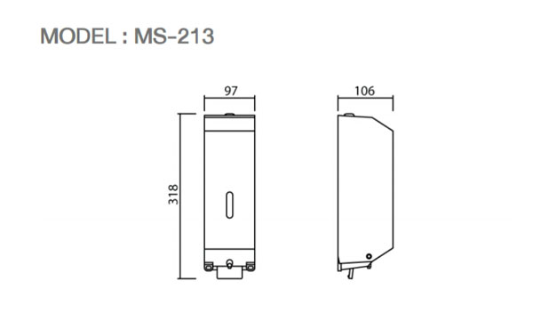 ที่กดสบู่เหลว MARVEL รุ่น MS-213 สแตนเลส 1