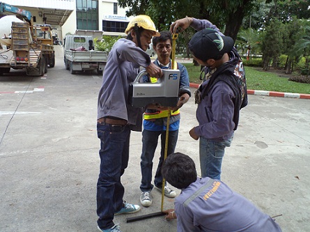 ทดสอบเครื่องนำสัญญาณก่อนทำงาน