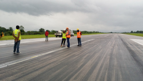 งานดันท่อลอด Runway สนามบินแม่สอด 2