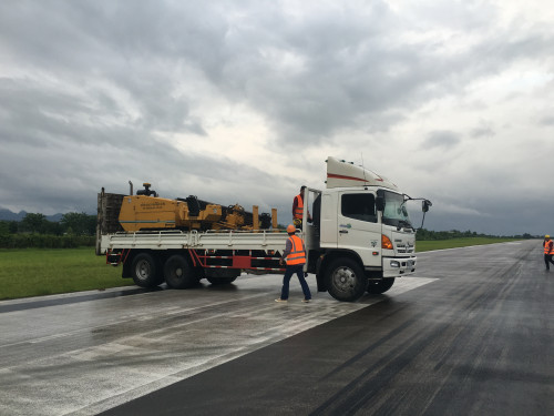 งานดันท่อลอด Runway สนามบินแม่สอด 1