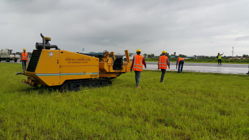 งานดันท่อลอด Runway สนามบินแม่สอด 3