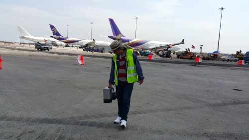 งานดันท่อ สนามบินสุวรรณภูมิ 3