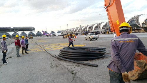 งานดันท่อ สนามบินสุวรรณภูมิ 5