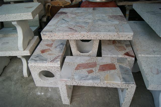 โต๊ะหินอ่อนทรงญี่ปุ่น 90 x 90 cm. 0