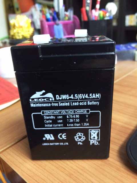 battery 6V4.5Ah 1