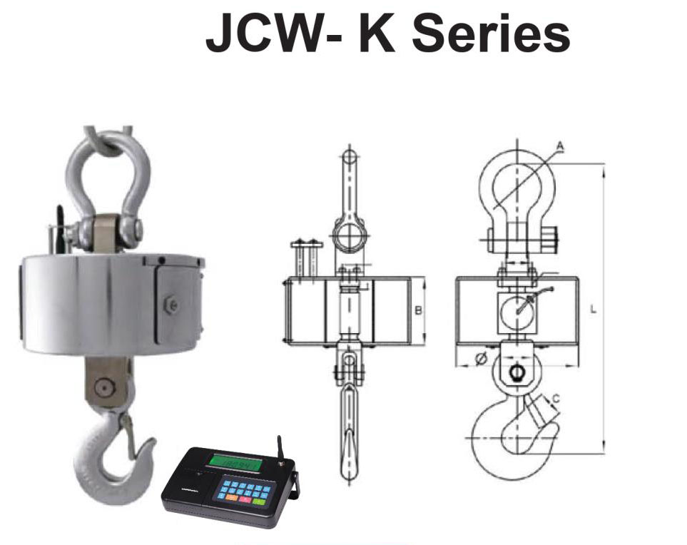 JCW-K เครื่องชั่งแขวนwireless