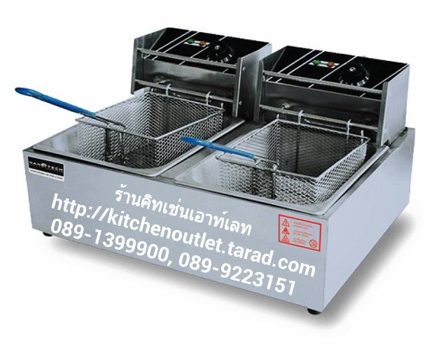 หม้อทอดไฟฟ้า 2 อ่าง ขนาด 11 ลิตร ยี่ห้อ Fry King รุ่น ET-ZL-2