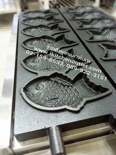 เตาขนมไทยากิ ขนมรูปปลาญี่ปุ่นใช้แก๊ส 2 หัวเตา ยี่ห้อนาโนเทค รุ่น SC-101 2