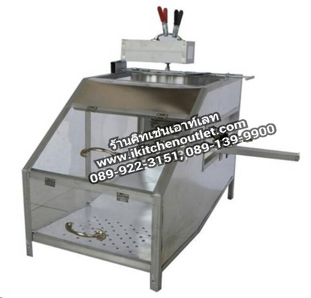 เครื่องคั่วข้าวโพด (ใช้แก๊ส) รุ่นใหม่ ขนาดใหญ่