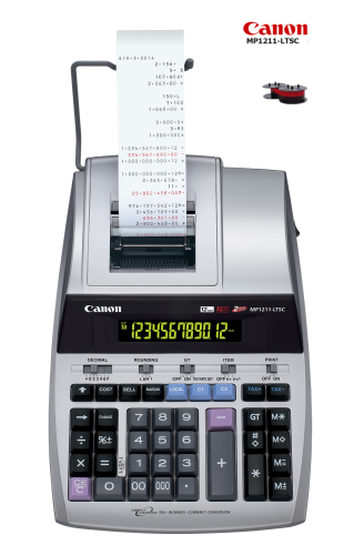 เครื่องคิดเลขพิมพ์กระดาษ 12 หลัก แคนนอน 1