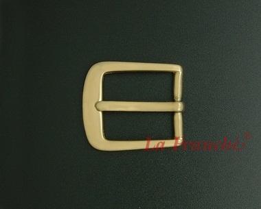 หัวเข็มขัดทองเหลืองแท้เงา, ขนาด 1 นิ้ว - code 1M01001s