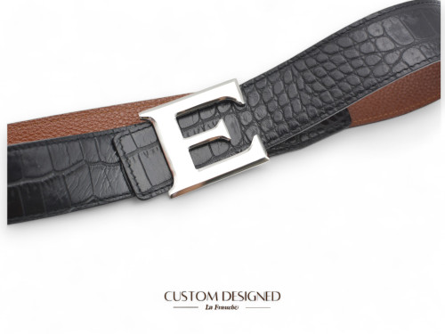 Exclusive Collection หัวเข็มขัดสแตนเลส อักษร 