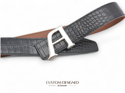 Exclusive Collection หัวเข็มขัดสแตนเลส อักษร 
